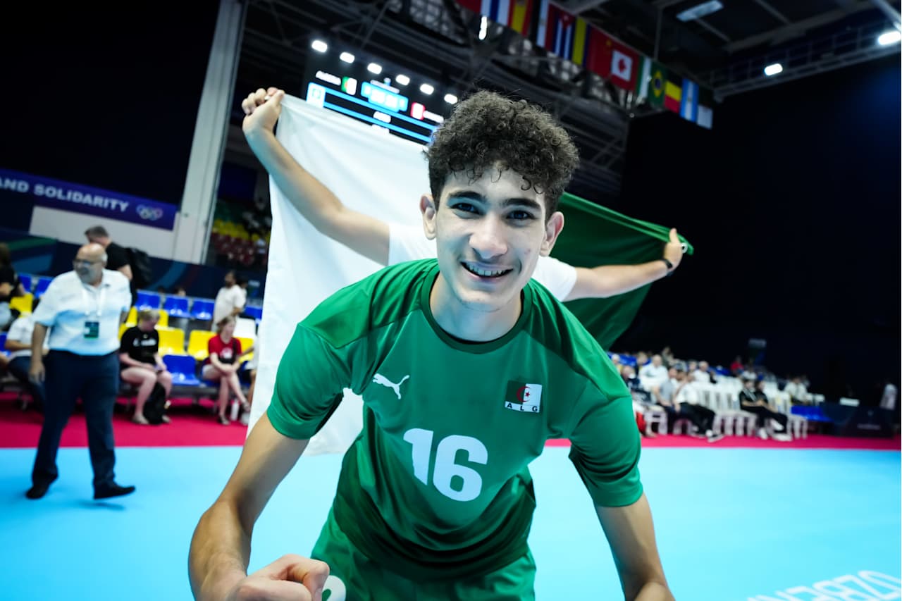 Wahid Aberkane of Algeria