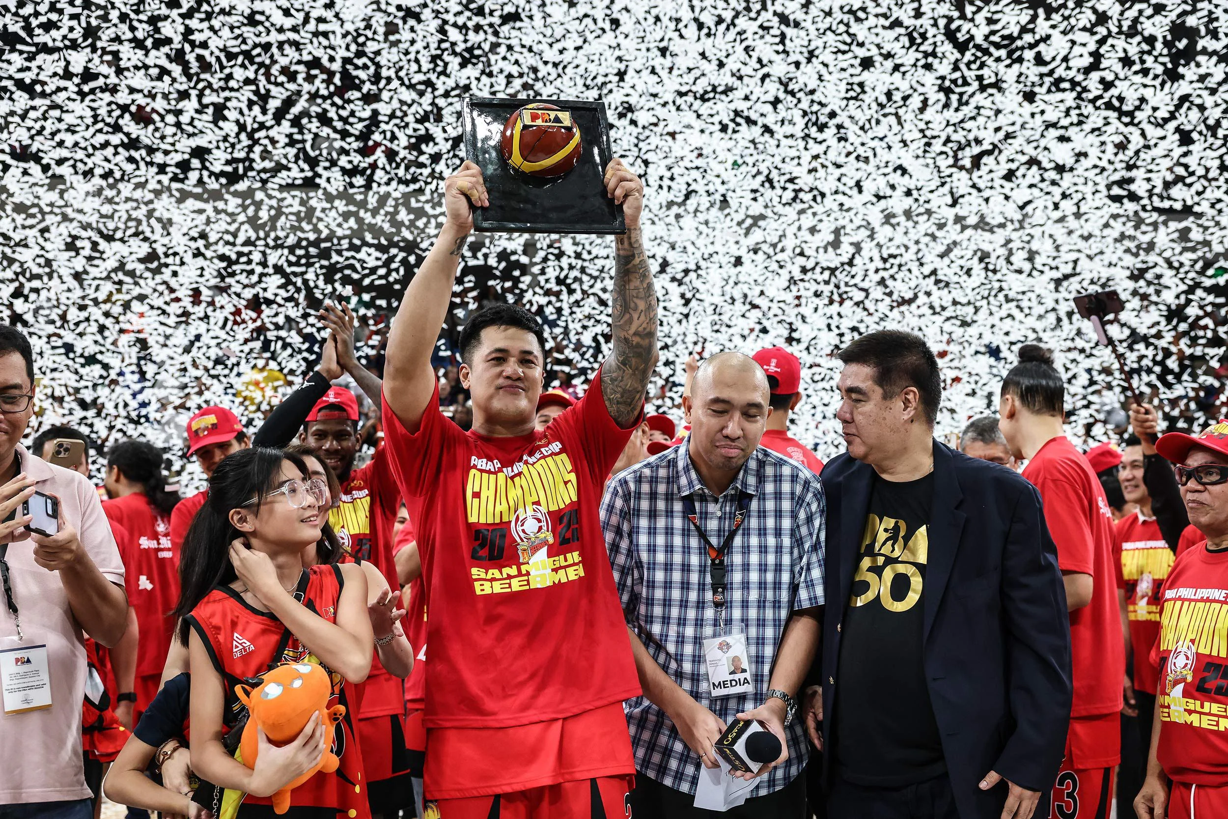 San Miguel's Jericho Cruz wins 2025 Philippine Cup Finals MVP